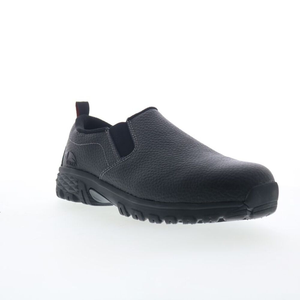 Avenger Mens Flight Slip-On AT Black Shoes (NWT) - Picture 2 of 7